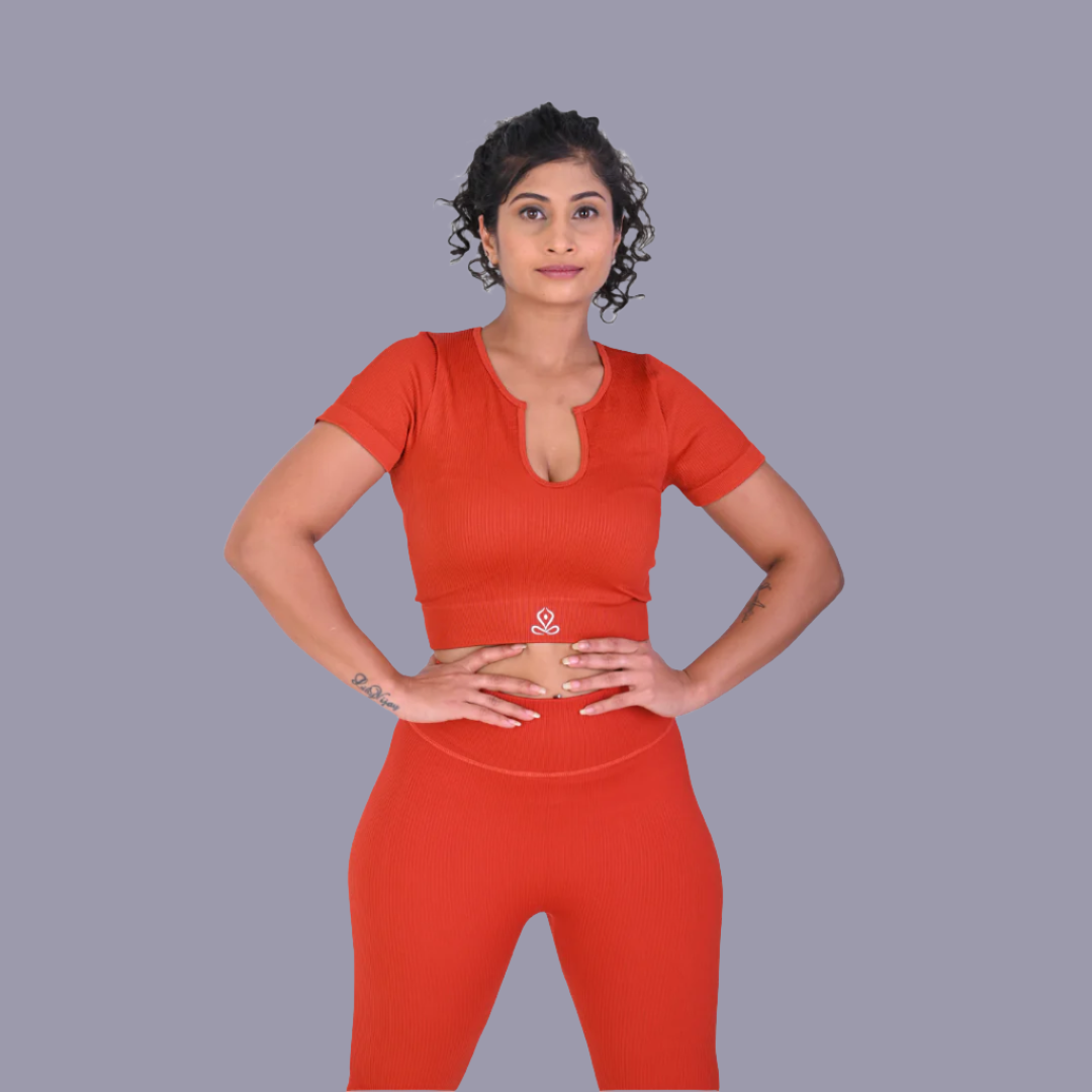 FitHug Set - Orange Red