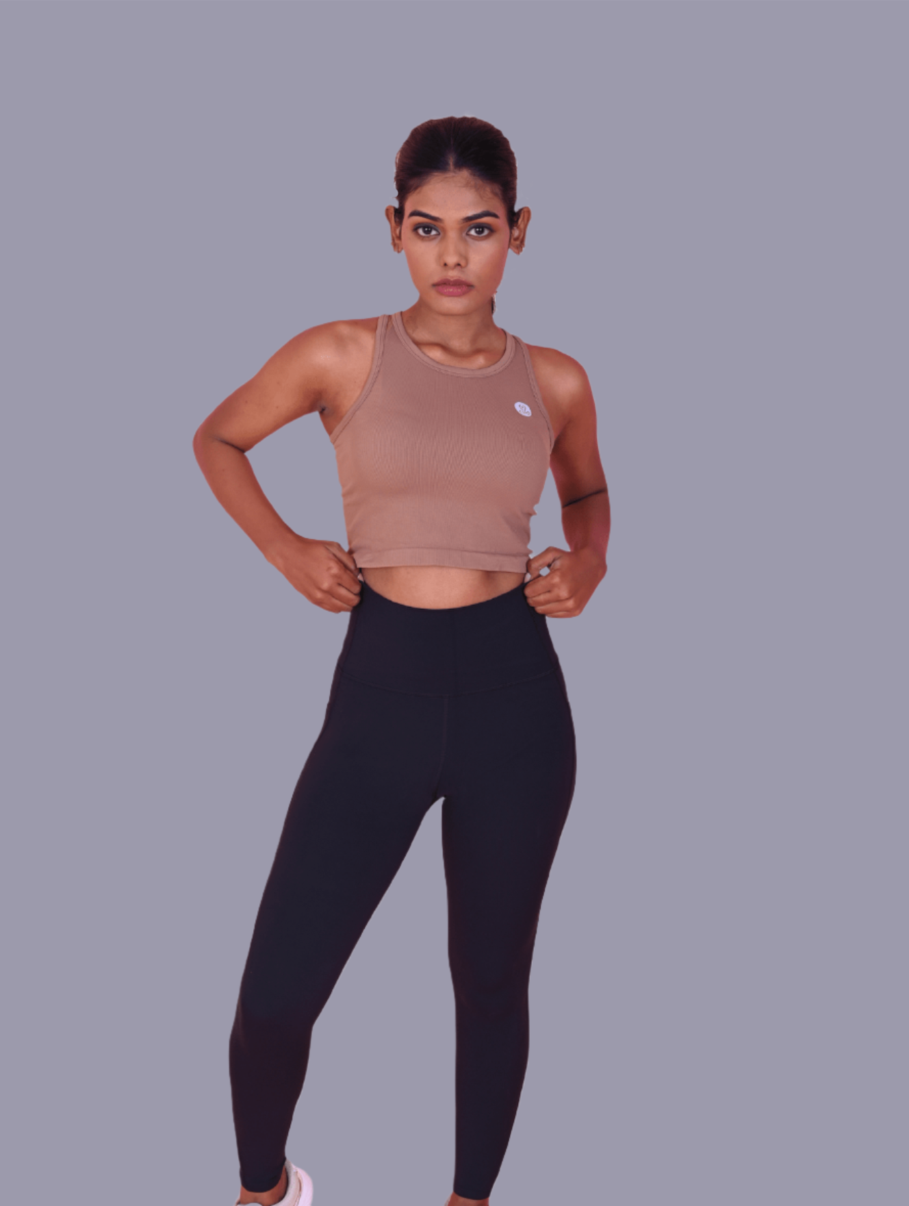 Stretchy Top in Mocha YOGINIS 