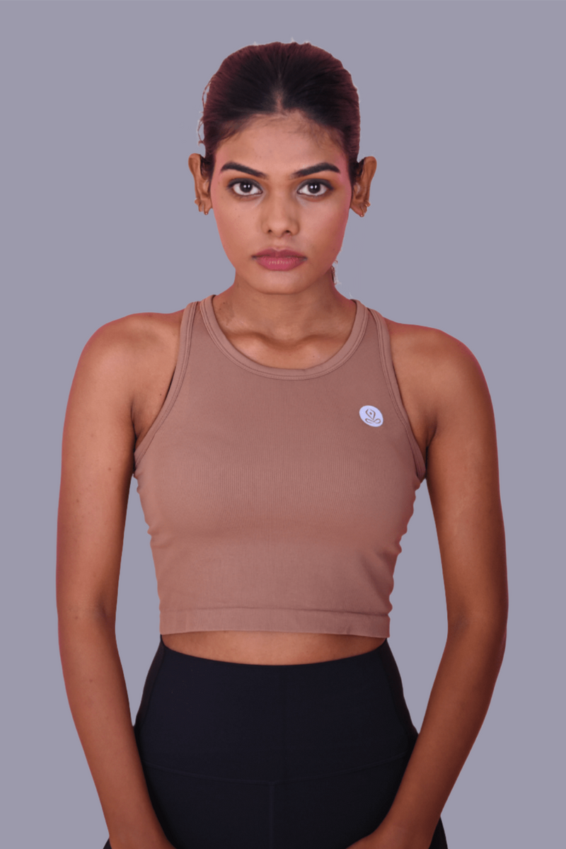 Stretchy Top in Mocha YOGINIS 
