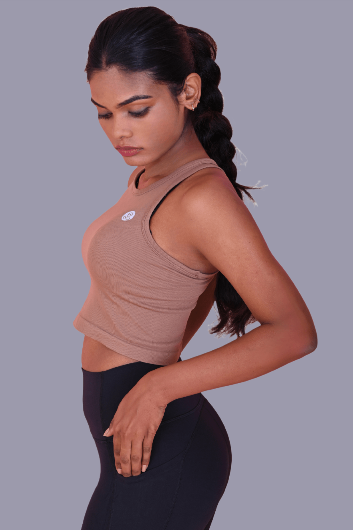 Stretchy Top in Mocha YOGINIS 