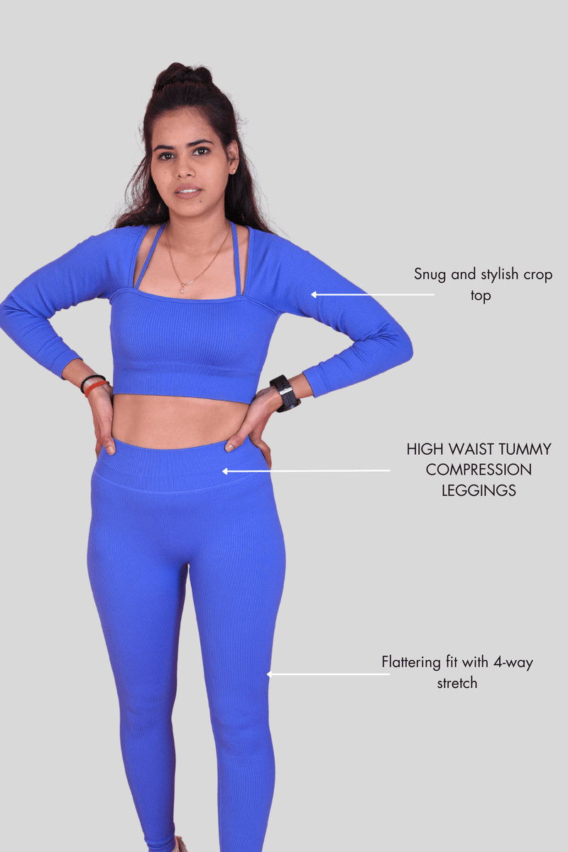 The Winter Bliss Set in Blue YOGINIS 
